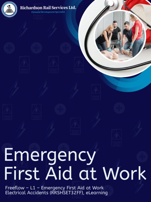 RRHSET32FF Store Image Freeflow – L1 – Emergency First Aid at Work – Electrical Accidents (RRSHSET32FF) – e-Learning.